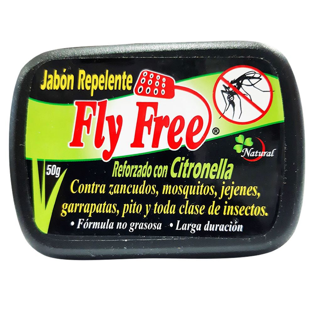 Repelente Fly Free Jabon Natural Freshly Barra X 50Gr